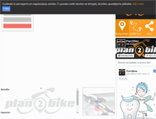 Tablet Screenshot of plan2bike.com